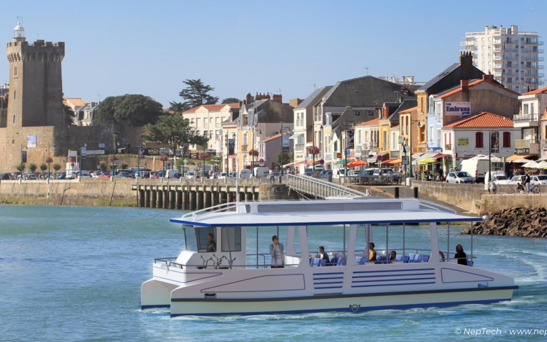 Des bateaux-bus NepTech électriques – H2 ready aux Sables d’Olonne