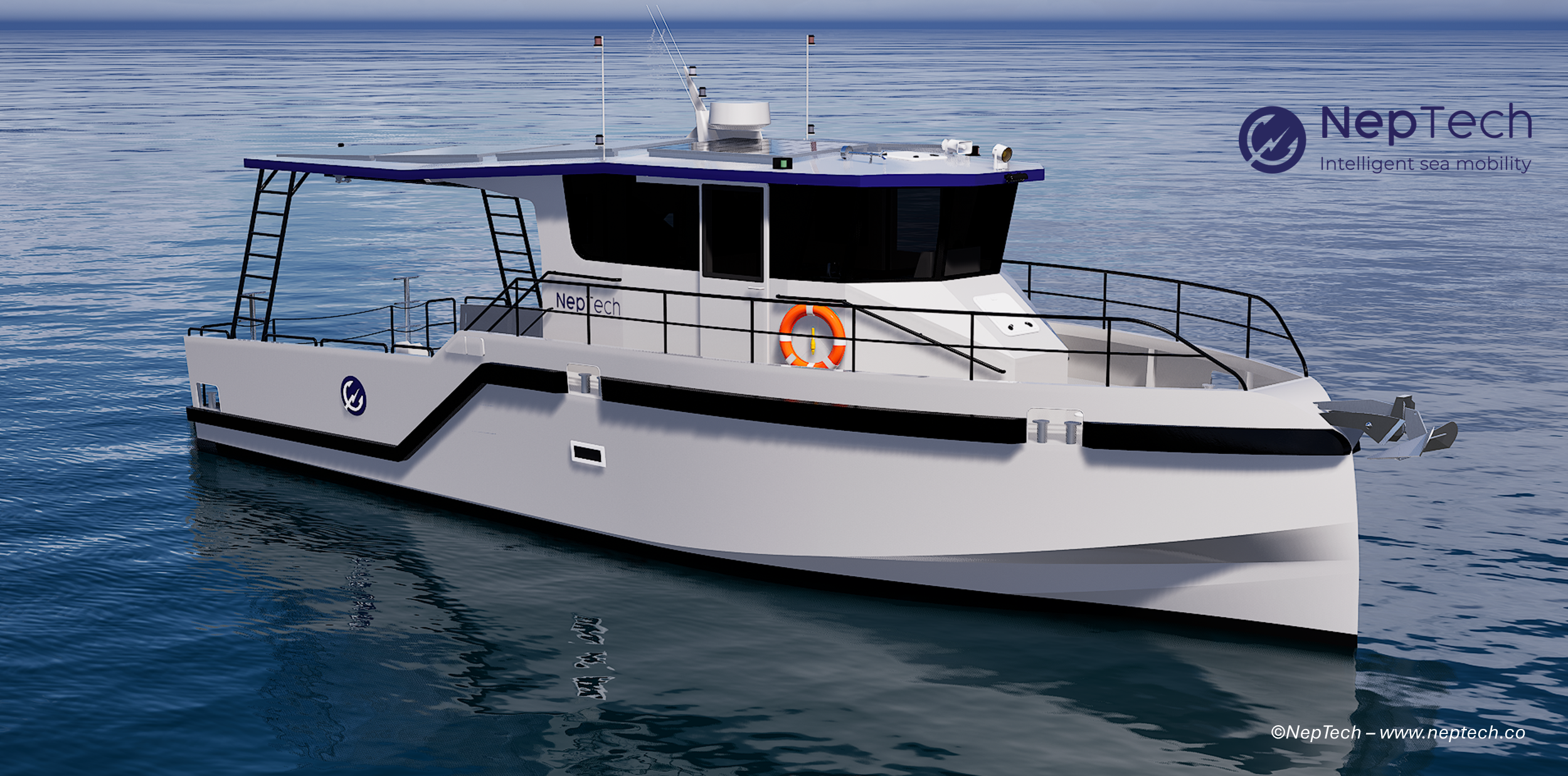 Vedette scientifique NepTech (2) navire pompier NepTech